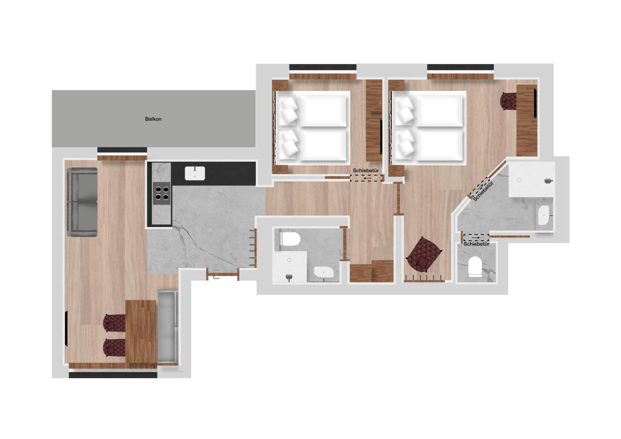 Hofgut Apartment & Lifestyle Resort Wagrain Pokoj fotografie
