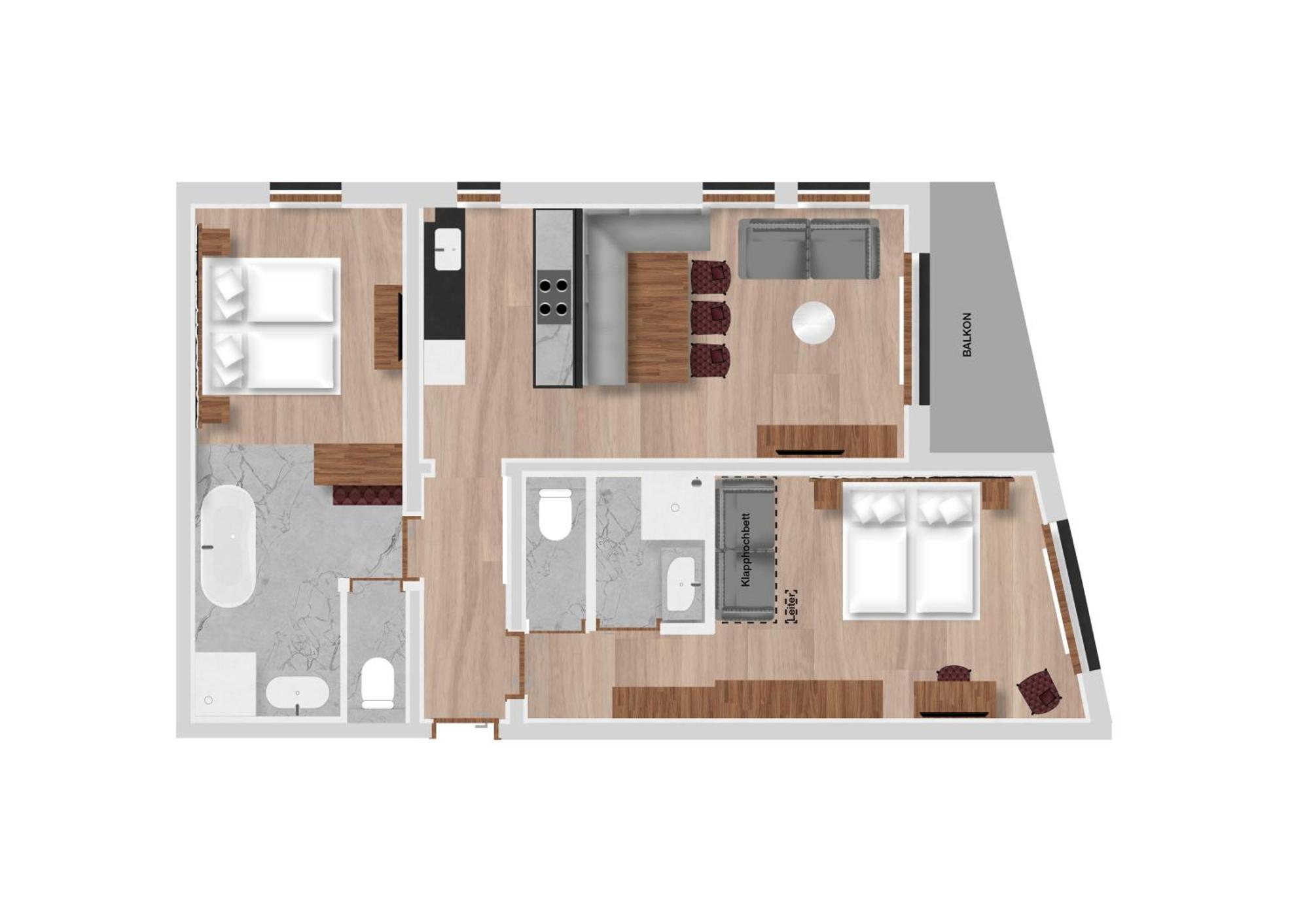 Hofgut Apartment & Lifestyle Resort Wagrain Pokoj fotografie